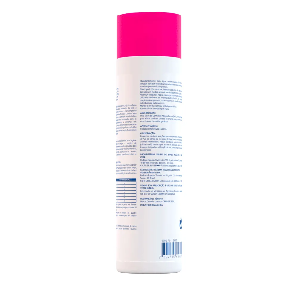 Shampoo Dermatológico Allermyl Virbac — foto 2