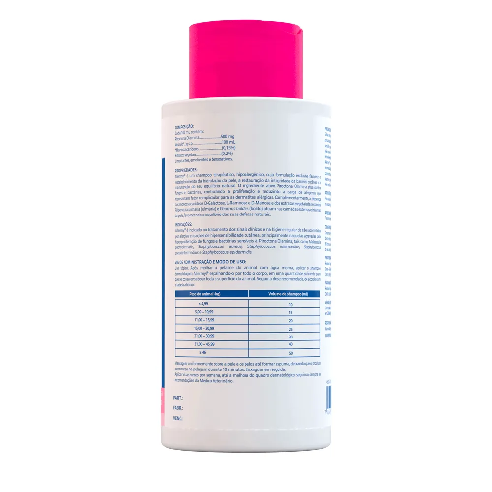 Shampoo Dermatológico Allermyl Virbac — foto 4
