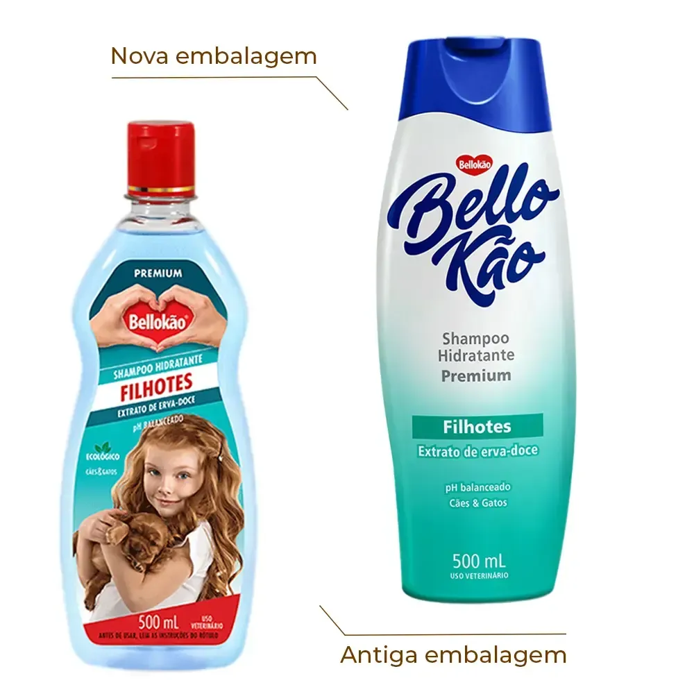 Shampoo Filhotes Cães e Gatos Bellokão — foto 2