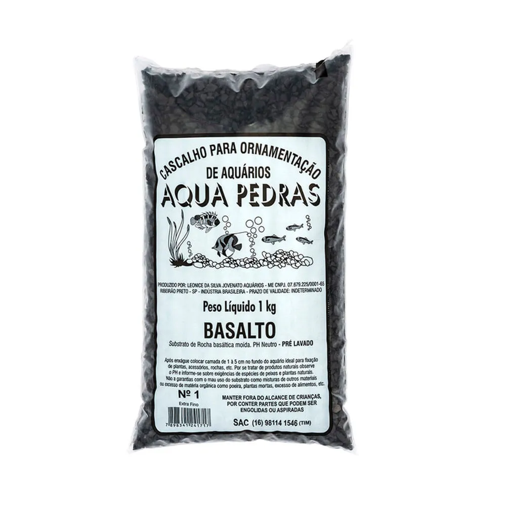 Substrato para Aquários Basalto Aqua Pedras Nº 1 — foto 3