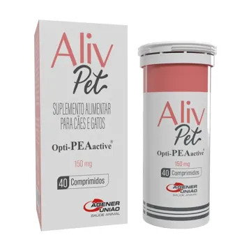 Suplemento para Cães e Gatos Aliv Pet 150mg