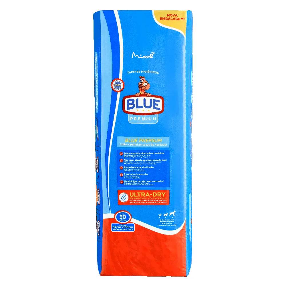Tapete Higiênico Blue Premium 82x60cm para Cães — foto 2