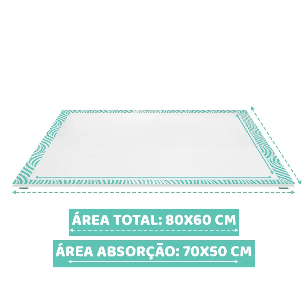 Tapete Higiênico Slim Pads 80x60cm Petmais — foto 6