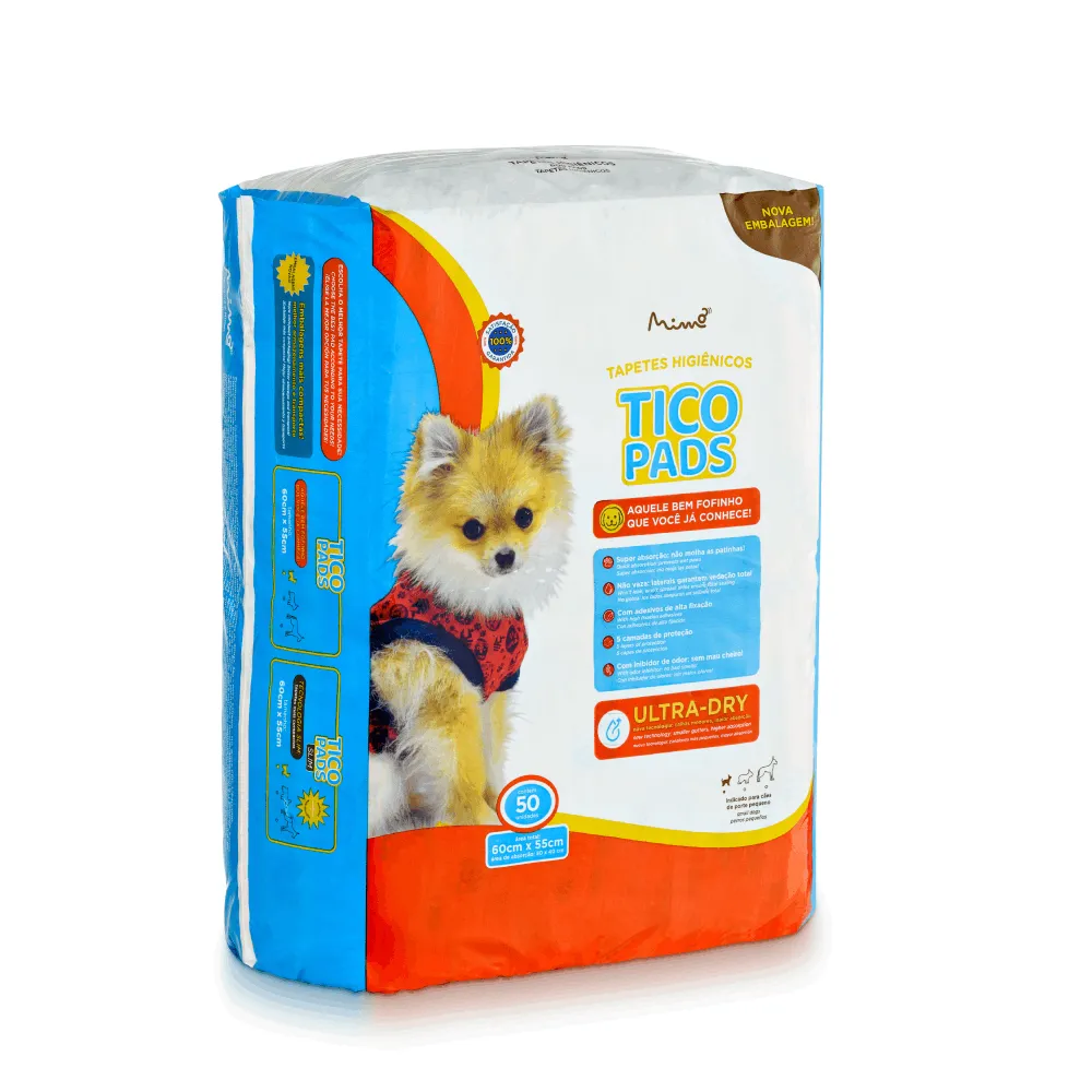 Tapete Higiênico Tico Pads Filhotes 60x55cm Expet — foto 2