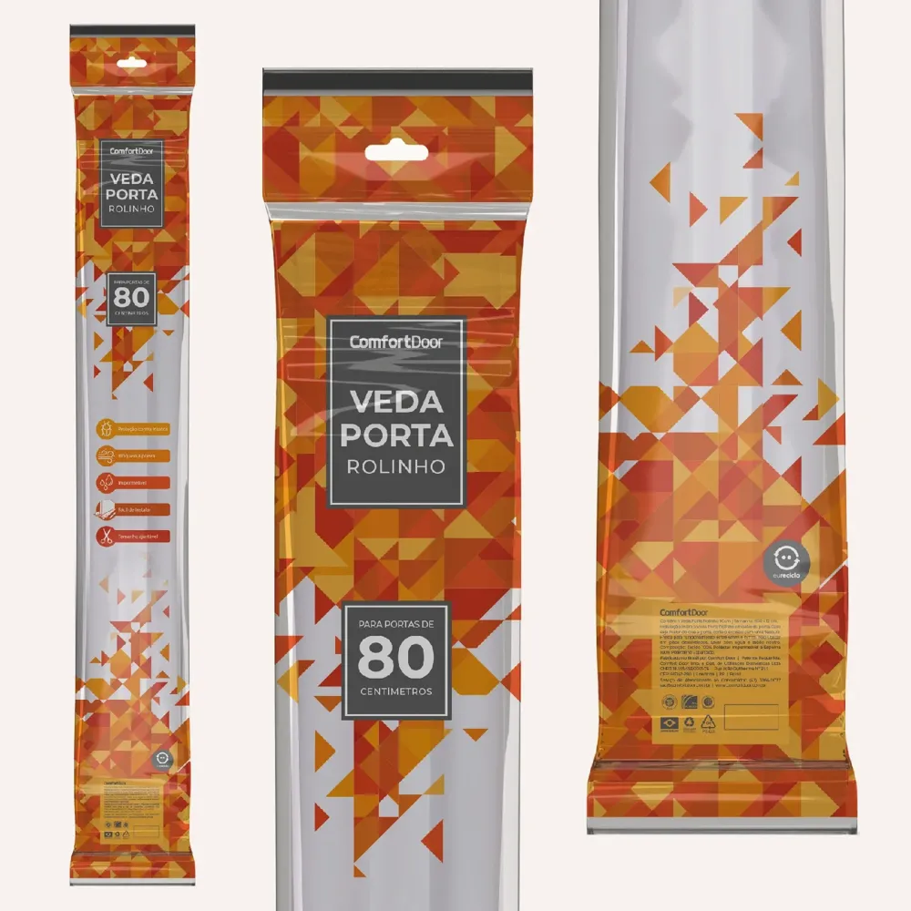 Veda Porta Rolinho Comfort Door Branco — foto 2