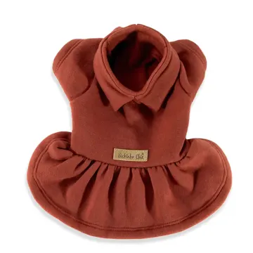 Vestido de Moletom Bichinho Chic Terracota