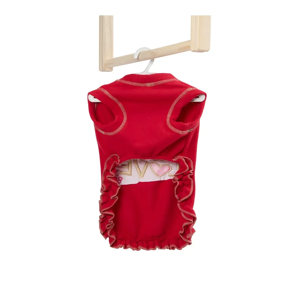 Vestido Live Love Vermelho Bichinho Chic — foto 4